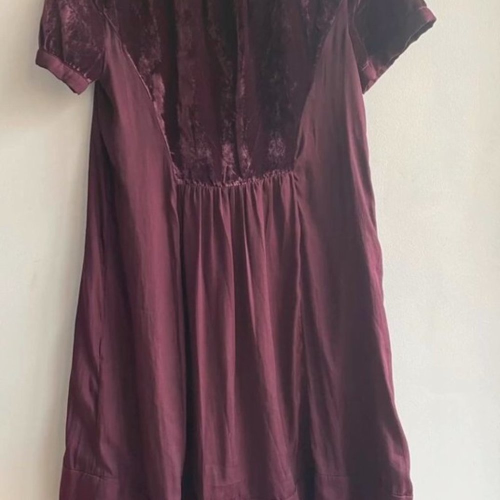 Anthropologie Maeve Ingrid Velvet Tunic Dress - Picture 4 of 4